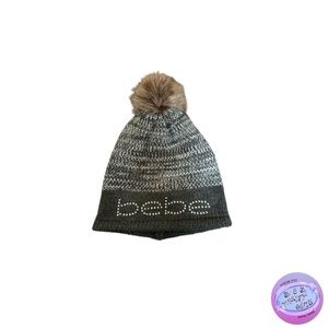 Bebe Grey Winter Beanie